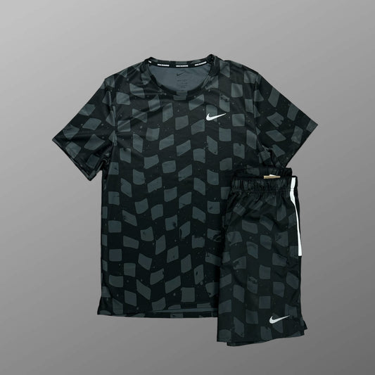 Nike Jacquard Miler Set - Black / Grey